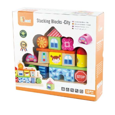 Viga 50043vg Klocki zbuduj miasto