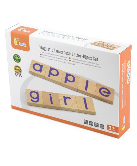 Viga 50590 Zestaw magnetycznych literek - 40 elementów