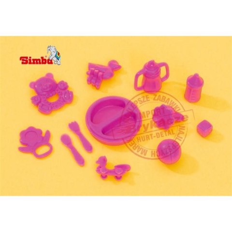 Simba Lalka Evi z Fioletowym wózkiem i laleczką