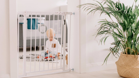 TRUUS Slim Led Lionelo barierka ochronna od 75cm do 105cm - Grey