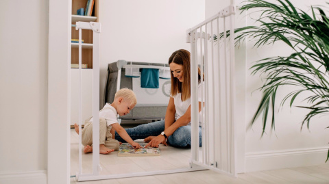 TRUUS Slim Lionelo barierka ochronna od 75cm do 105cm - Grey