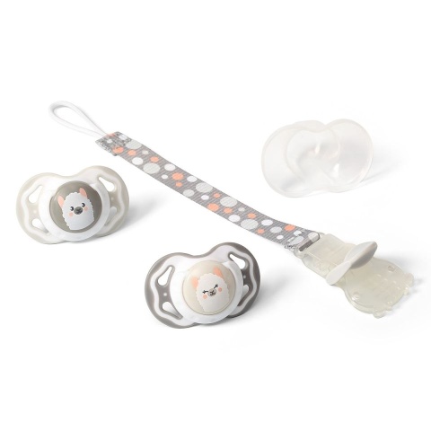 Baby Ono Smoczek symetryczny silikonowy 2szt 3-6m 1224/02