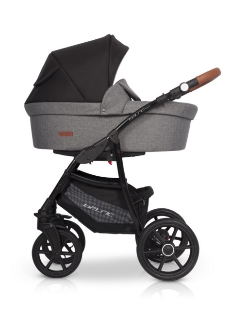 BASIC PLUS Riko 2w1 wózek głęboko-spacerowy kolor Anthracite