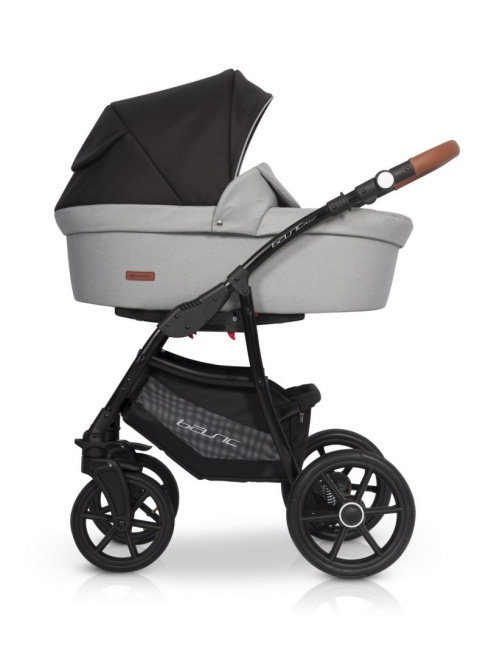 BASIC PLUS Riko 2w1 wózek głęboko-spacerowy kolor Grey Fox