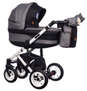 EUFORIA Comfort Line 3w1 Paradise Baby wózek wielofunkcyjny z fotelikiem KITE 0-13kg - Polski Produkt - kolor 102