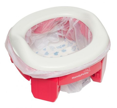 Handy Potty Nocnik turystyczny Nakładka na sedes Roxy Kids - Czerwony