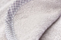 Miękkie bawełniane okrycie kąpielowe frotte 100x100 Sensillo Pastel - Grey