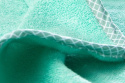 Miękkie bawełniane okrycie kąpielowe frotte 100x100 Sensillo Pastel - Mint
