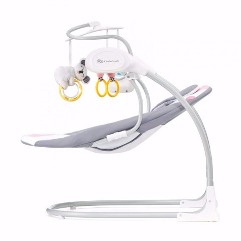 Kinderkraft Bujaczek Huśtawka Elektryczny MINKY Pink