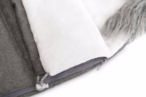 INDIANA Sensillo śpiworek z polarem - Graphite