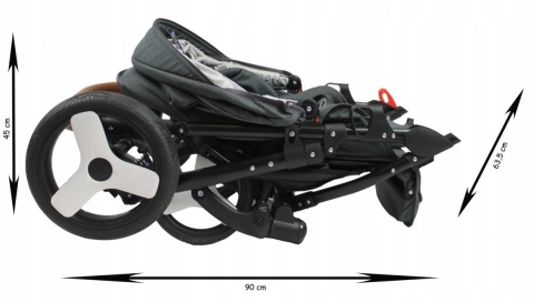 MIG Dynamic Baby wózek spacerowy - Melange Line