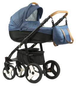 SCANDI Dynamic Baby wózek wielofunkcyjny tylko z gondolą - navy blue line SL6