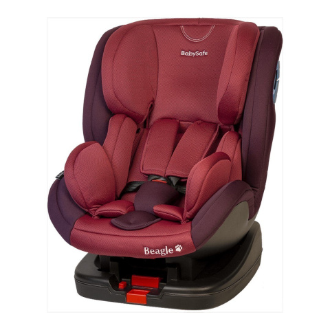 BEAGLE IsoFix 0-25 kg 0-6 lat Babysafe fotelik samochodowy - pink violet