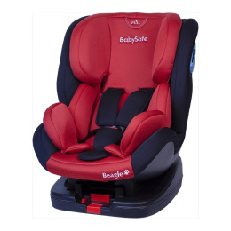 BEAGLE IsoFix 0-25 kg 0-6 lat Babysafe fotelik samochodowy - red black