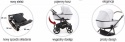 REGGIO Special Edition 3w1 Adamex wózek wielofunkcyjny z fotelikiem Kite 0-13 kg kolor Y-809