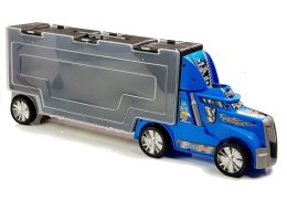 Tir Ciężarówka z Autkami + Akcesoria Niebieski