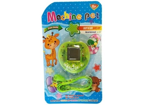 Gra Elektroniczna Tamagotchi Zielona z krótkim łańcuszkiem