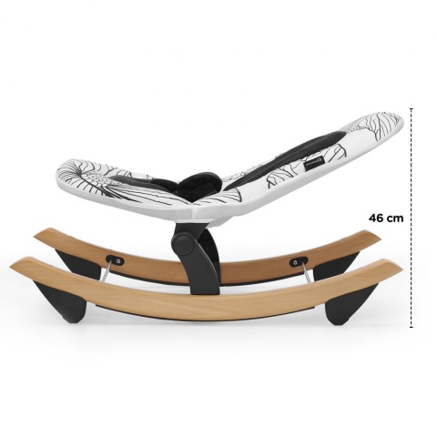 Kinderkraft Bujaczek Leżaczek FINIO - Black/White