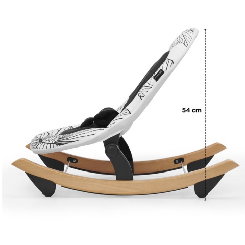 Kinderkraft Bujaczek Leżaczek FINIO - Black/White