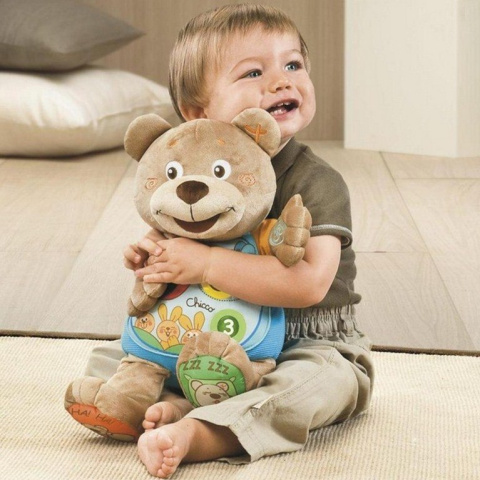 Chicco Mówiący Miś Teddy licz ze mną uczniaczek 60014 Pol. / Ang.