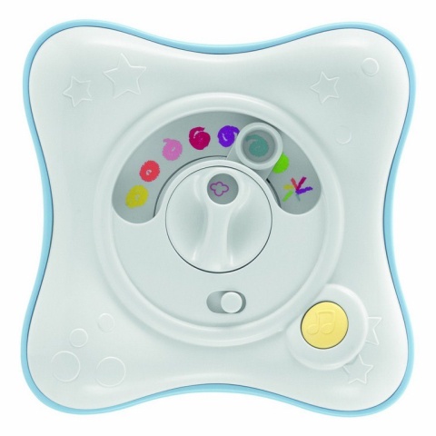Chicco Projektor Tęczowa kostka z melodyjkami 24302 24301 - Blue