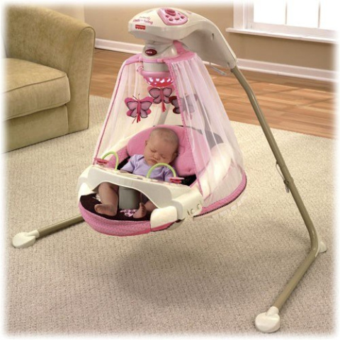 FISHER PRICE HUŚTAWKA Z PROJEKTOREM MOTYLKI T4522