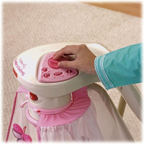 FISHER PRICE HUŚTAWKA Z PROJEKTOREM MOTYLKI T4522