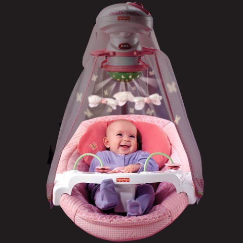 Fisher Price Huśtawka Butterfly z projektorem K7923