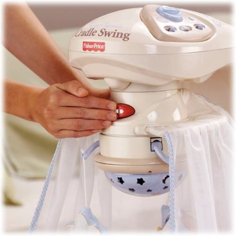 Fisher Price Huśtawka Starlight Papasan z projektorem K7924