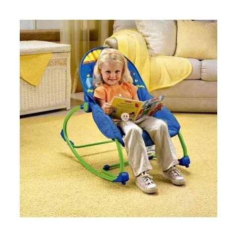 Leżaczek bujaczek 3w1 Fisher Price do 18kg M5598