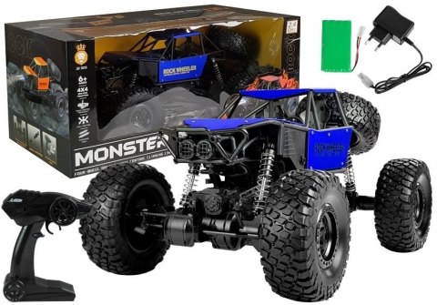 Auto Zdalnie Sterowane Monster Truck na resorach Niebieski