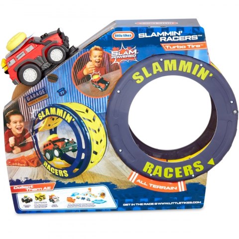 Little Tikes Zestaw Kaskaderski z Autem Slammin' Racers