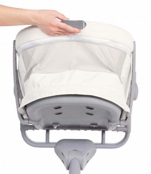 BABY HUG AIR WHITE SNOW 4w1 leżaczek kołyska krzesełko do karmienia Chicco