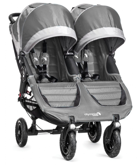 Baby Jogger City Mini GT Double wózek bliźniaczy wersja spacerowa - steel grey