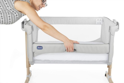 Next2me Magic Chicco 0m+ łóżeczko dostawne - SCANDINAVIAN WOOD