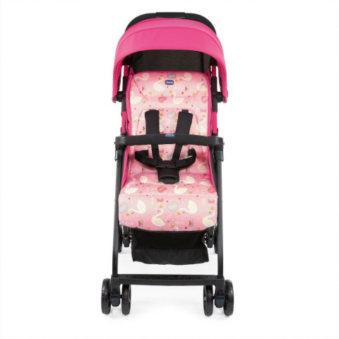 OHLALA NEW Chicco lekki wózek spacerowy, składana rączka, waga 3,8 kg - PINK SWAN
