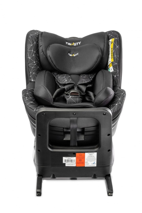 TWISTY Black 0-18 kg i-size isofix 360 obrotowy 40-105 cm Caretero