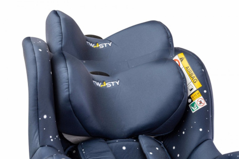 TWISTY Navy 0-18 kg i-size isofix 360 obrotowy 40-105 cm Caretero