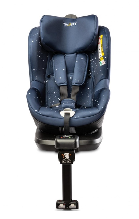 TWISTY Navy 0-18 kg i-size isofix 360 obrotowy 40-105 cm Caretero