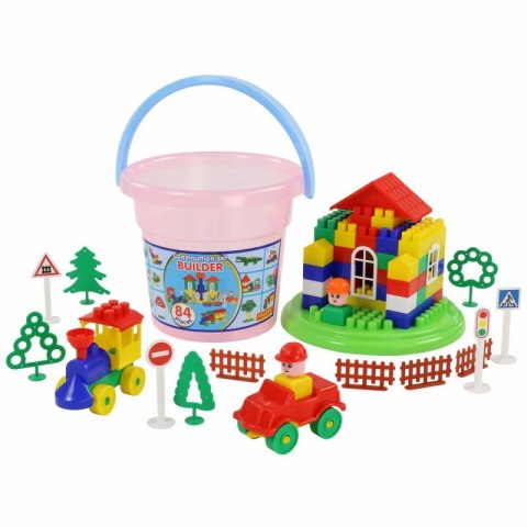 Wader QT Klocki - Budowniczy 84 elementy