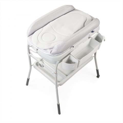 Wanienka z przewijakiem Cuddle & Bubble Comfort 0m+ Chicco - HAPPY SILVER