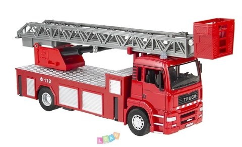 Duży Wóz Strażacki Metalowy 1:32 Wysięgnik i Hak
