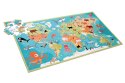 Scratch, Puzzle Mapa Świata i Zwierzęta