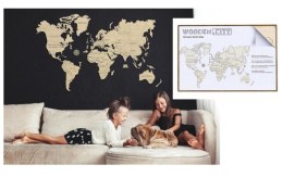 Drewniane puzzle 3d wooden.city - mapa świata xl WOODEN CITY