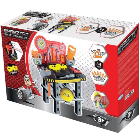 Mochtoys Warsztat Majsterkowicza Dla Dzieci 34 Akc.