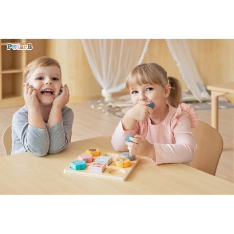 VIGA PolarB Drewniana Układanka Klocki - Zwierzątka