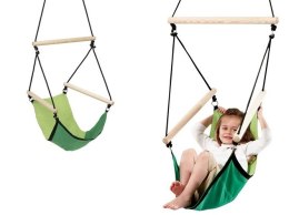 Huśtawka dziecięca - wiszący fotel kid's swinger green AMAZONAS