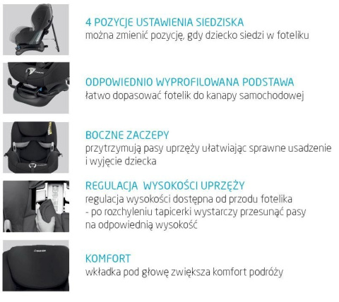 MOBI XP Maxi-Cosi fotelik samochodowy 9-25g - Dawn Grey