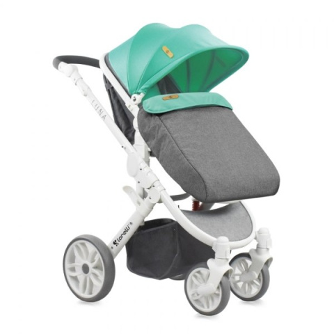 LUNA 3W1 LORELLI wózek wielofunkcyjny Grey&Green