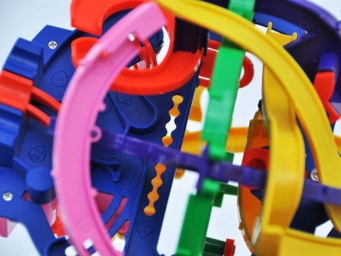 Inteligentna KULA LABIRYNT 3D - sprytna przeplatanka - Polska Wersja